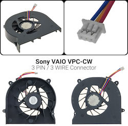 Laptop Fan for Sony Vaio VPC-CW