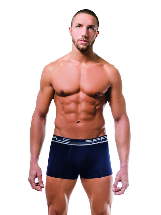 Apple Boxer 0110950 Herren Boxershorts Dark Blue 1Packung APP-0110950