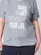 Bodymove Women's T-shirt Gray