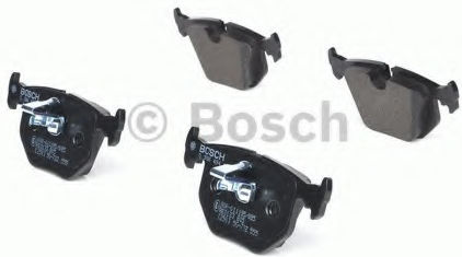 Bosch Brake Pad Rear 2pcs for BMW E46 / E39 / X3 / X5 / E53 / Z4 / Z8 Land Rover Range Rover Mazda CX-5 Alpina / Bmw / Rover