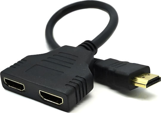 Andowl Q-C29 Μετατροπέας HDMI male σε HDMI 2x female 1τμχ