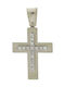 Q-Jewellery Women's White Gold Cross 14K