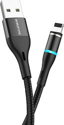 Borofone BU16 Braided / Magnetic Detachable USB-A to Lightning Cable 1m Borofone BU16 Braided / Magnetic Detachable USB-A to Lightning Cable 1m