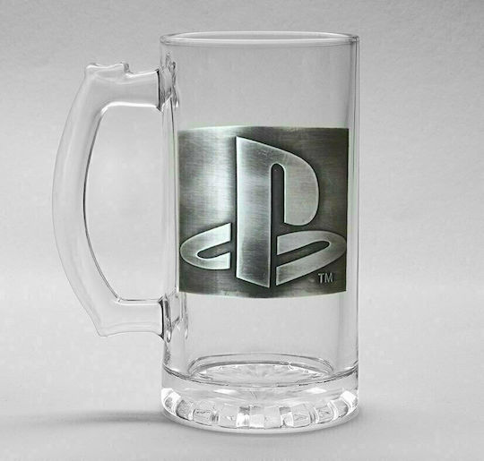 GB eye Playstation Ποτήρι Μπύρας από Γυαλί 500ml