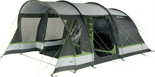 High Peak Garda 4.0 Зимна Палатка За Къмпинг Тунел Зелена С Двоен Плат За 4 Човека 550x280x200см