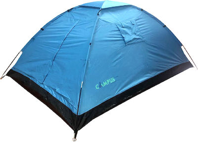 Campus Tahiti Sommer Campingzelt Iglu Blau für 3 Personen 210x210x150cm