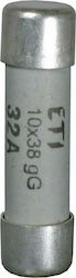 ETI Zylindrische Keramik Sicherung 10x38mm 10A