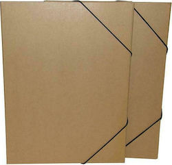 Uni Pap Paper File Box with Rubber Band