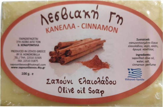 Lesviaki Gi Handmade Olive Oil Soap Cinnamon 100gr