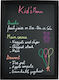 Securit Floor Chalk Board 90x70cm