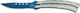 Albainox 02160 Butterfly Knife Blue