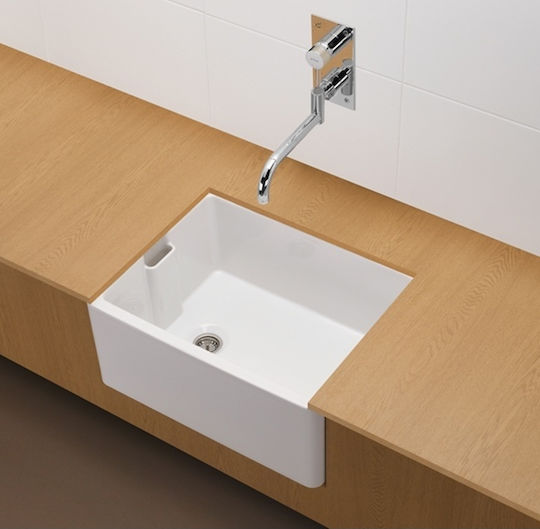 Sanindusa Belfast Drop-In Μ59.5xΠ47.5cm White