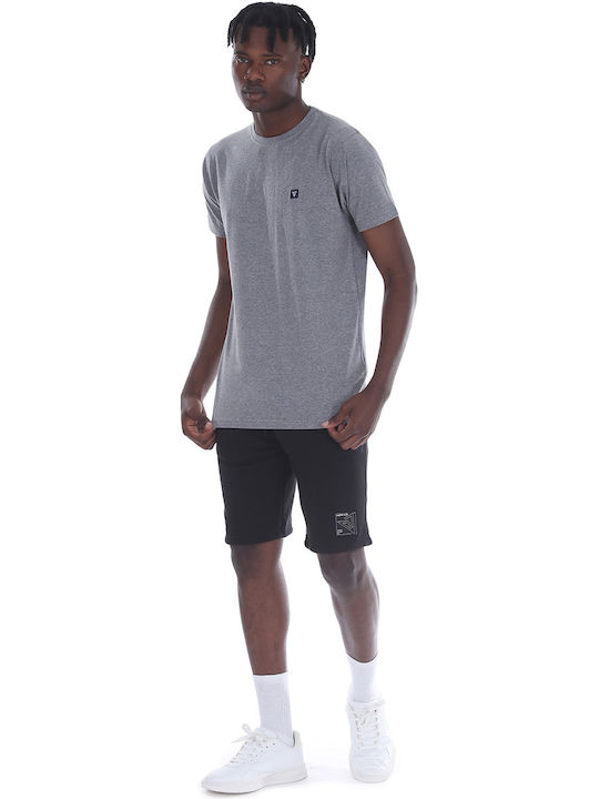 Magnetic North Herren Sport T-Shirt Kurzarm Gray