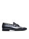 Perlamoda 5180 Men's Leather Loafers Black