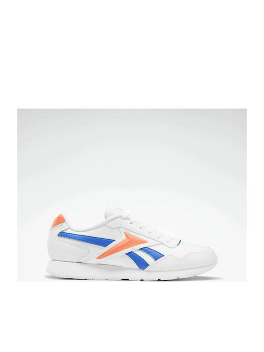 Reebok Royal Glide Herren Sneakers White / Court Blue / Orange Flare