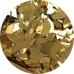 UpLac 464 Glitzersteine für Nägel in Gold Farbe