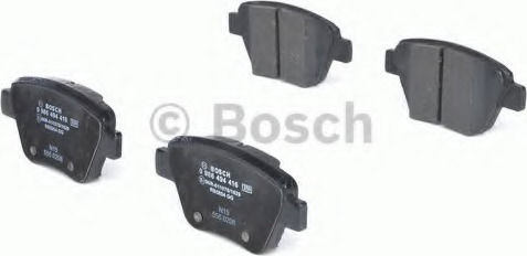 Bosch Brake Pad Rear 2pcs for Mazda 2 Audi / Seat / Skoda / VW