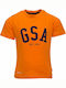 Kids' T-shirt Orange Boys Graphic