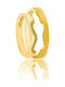 Fa Cad'oro Ehering-Set aus Gelb Gold 14K mit Diamant