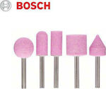 Bosch 2609256549 Πέτρες Λείανσης με Αξονάκι 5τμχ