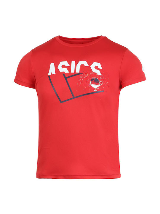 ASICS Kids' T-shirt Red