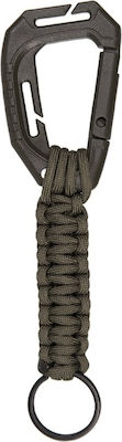 Mil-Tec Keyholder Paracord Μπρελόκ με Καραμπίνερ Χακί