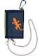 Die Spiegelburg Lizard Kids Wallet with Velcro and Keychain Blue