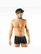 Herren Boxershorts Schwarz mit Mustern 1Packung