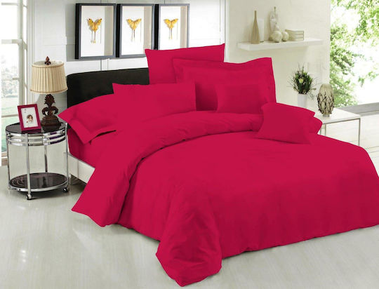 Le Blanc Σεντόνι Μονό με Λάστιχο 100x200+35εκ. Cherry