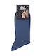 Dal 400 Men's Solid Color Socks Blue