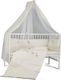 Cangaroo Baby Crib Bedding Set Elephants 7pcs Beige