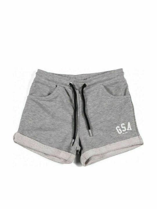 Kids' Shorts/Bermudas Fabric Basic Shorts 88-3716 Gray