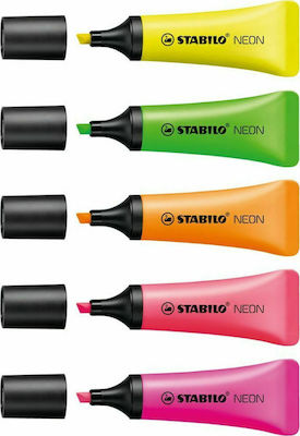 Stabilo Neon Highlighter 5mm Multicolour