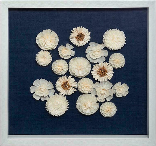 Atmosphera Flower Πίνακας Ξύλινος 55x55cm