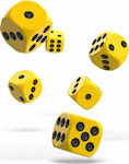 Oakie Doakie Dice D6 16 mm Solid Yellow 12τμχ