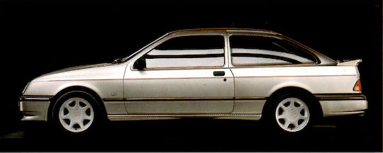 Kamei Spoiler Auto Rückseite Kompatibel mit Ford Sierra