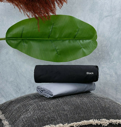 Cokitex Power Nap Kissenbezug-Set mit Umschlagumschlag Black 50x70cm.