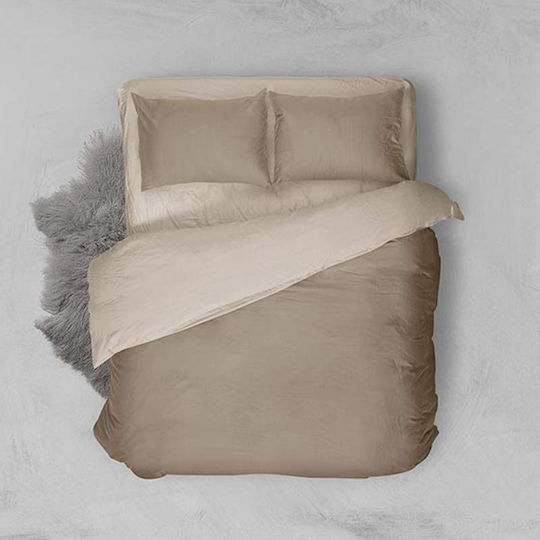 Sunshine Menta Bettbezug Einzel 170x250 Menta 204 Beige