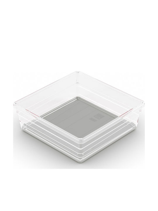 Kis Sistemo 6 Plastic Storage Box Transparent 15x15x5cm