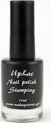UpLac Stamping 03 Dekorative Lacke für Nägel in Schwarz Farbe