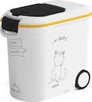 Curver So Tasty Plastic Food Storage Container for Cat in White Color 241097