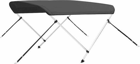 vidaXL Τέντα Σκάφους με 2 Αψίδες 150x120x110cm Ανθρακί