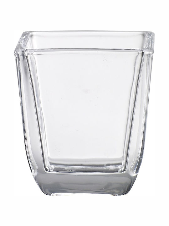 Bolsius Votive Κηροπήγιο για Ρεσώ Γυάλινο Διάφανο 6.5x6.5x5.8εκ.