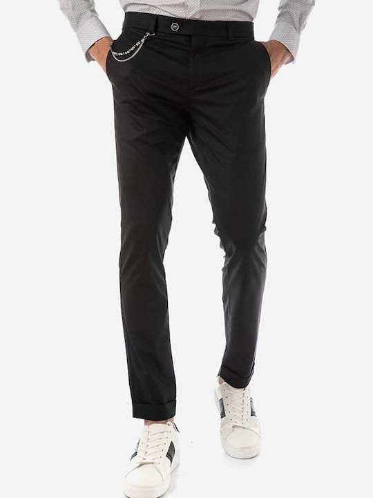 Brokers Jeans Herrenhose Chino in Slim Passform Schwarz