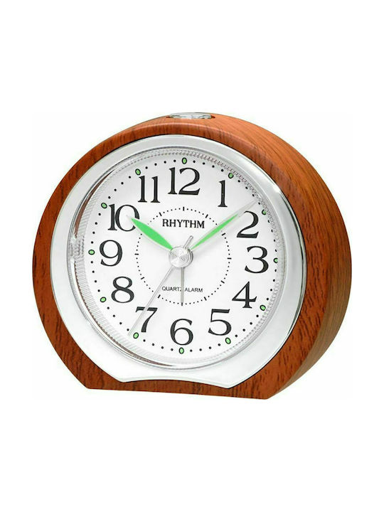 Rhythm Tabletop Clock with Alarm CRE819NR06