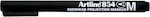 Artline 854 Permanent Marker 1mm Black