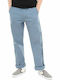 Checkerboard Hose Chino Hellblau