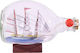 SP Souliotis Antike Dekorative Miniatur Glas Schiff 17x8.5x10cm
