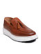 2916 Leder Herren Mokassins in Tabac Braun Farbe