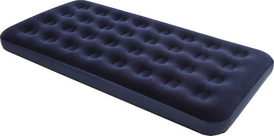 INTIME Inflatable Sleeping Mattress Single with Built-in Pump Flocked Air Bed 192x97x23εκ.